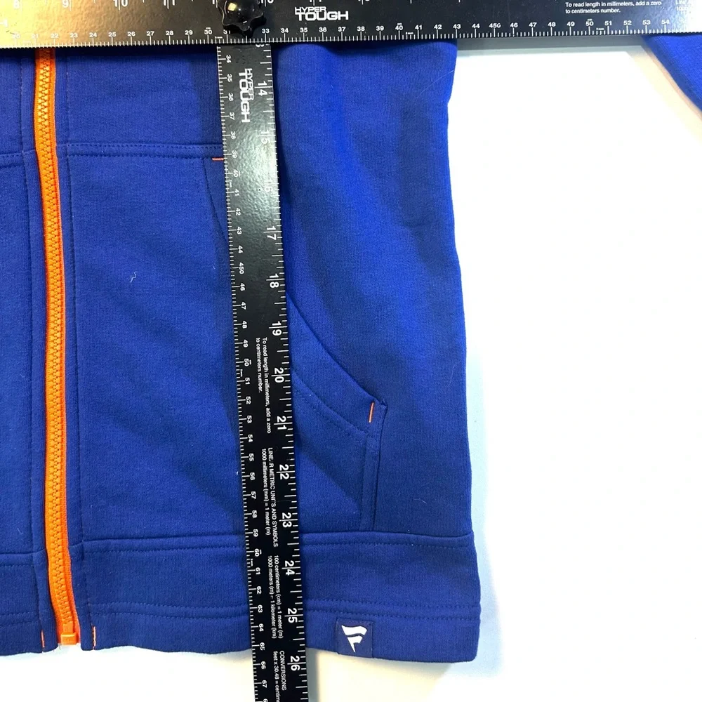 Fanatics Orange and Blue Mets Zip-Up Hoodie - Picture 8 of 8